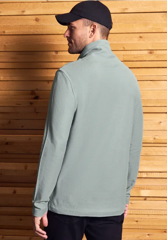 Funnelneck Strukturshirt