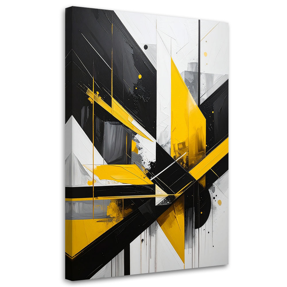 Obraz do salonu sypialni biura loftu, Geometryczne formy abstrakcja 20x30