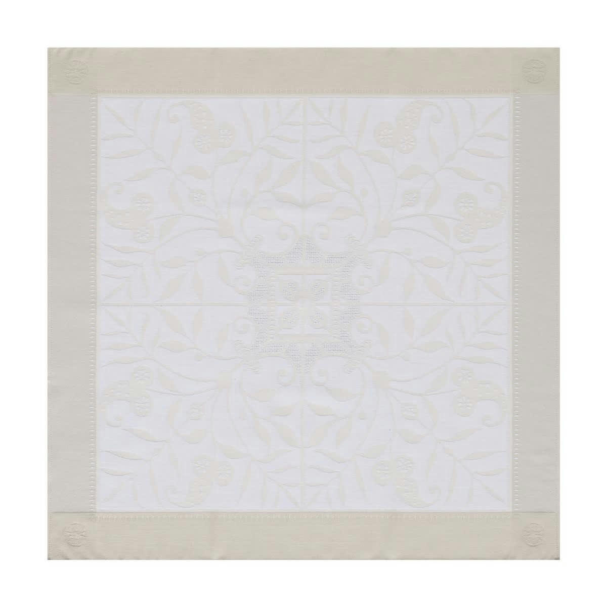VENEZIA IVOIRE - Serviette en coton ivoire 58 x 58