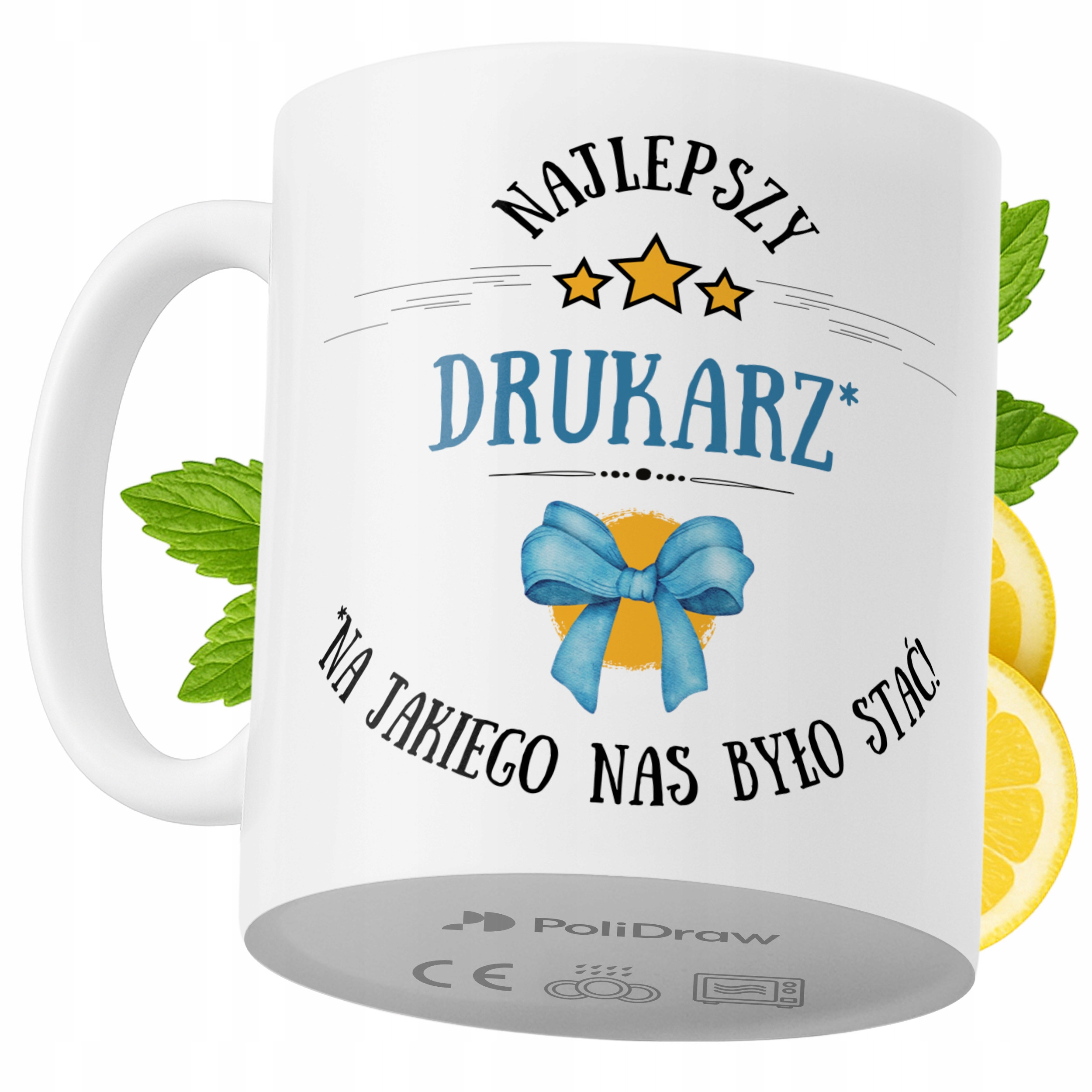 Kubek Dla Drukarza na Prezent z Nadrukiem ze Zdjęciem 330 ml PoliDraw