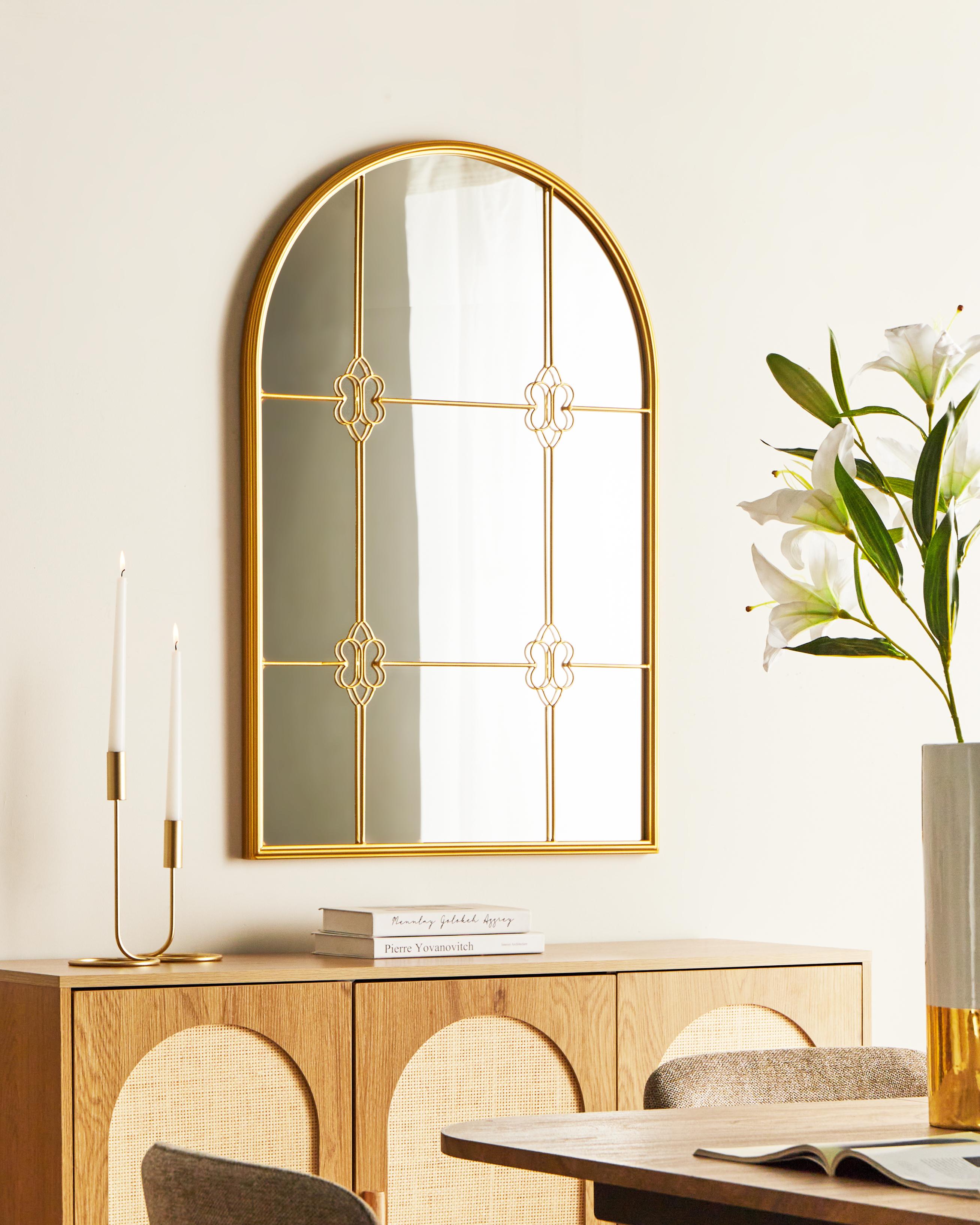 Wall Mirror THULAY 65 cm 99 cm Gold