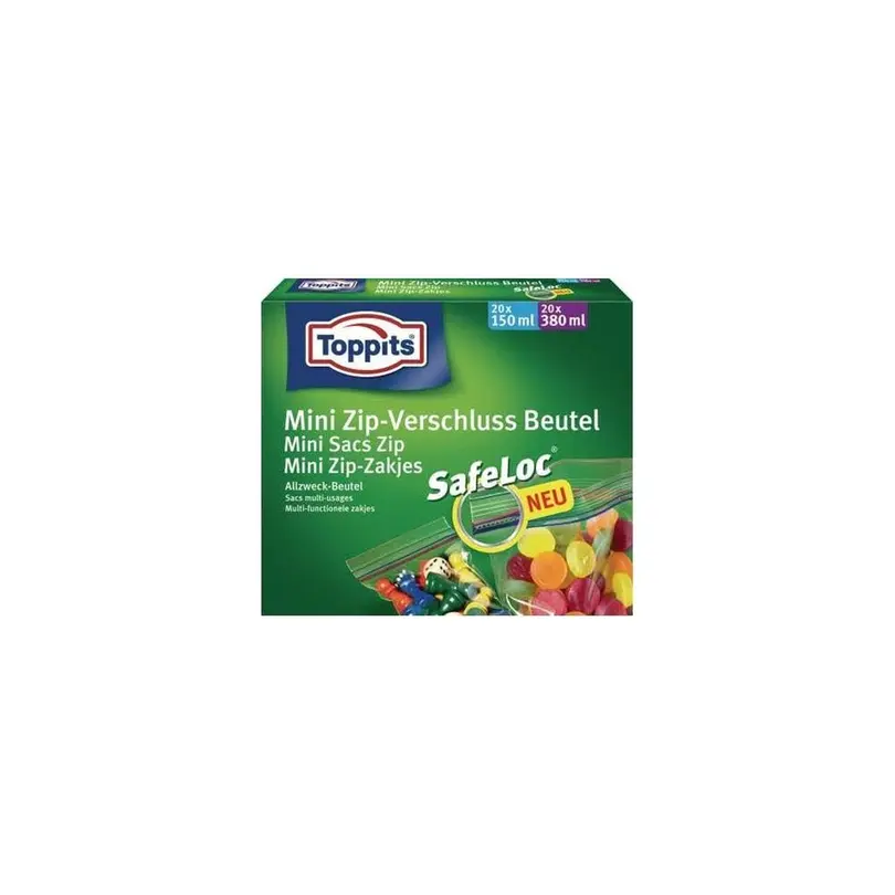 Frischhaltebeutel 40er-Set Toppits