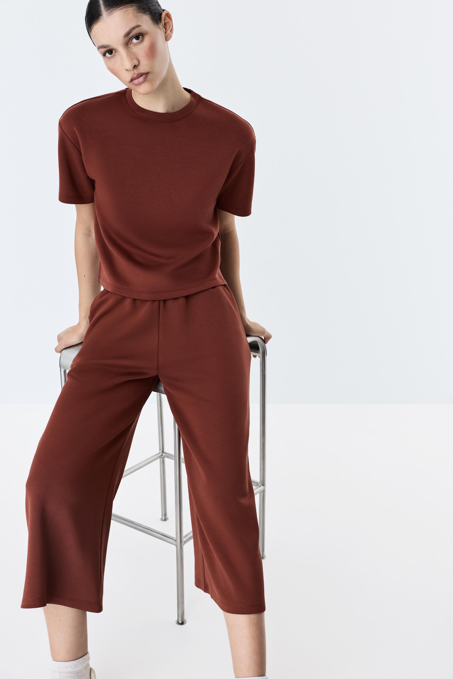 Pantalón culotte fluido