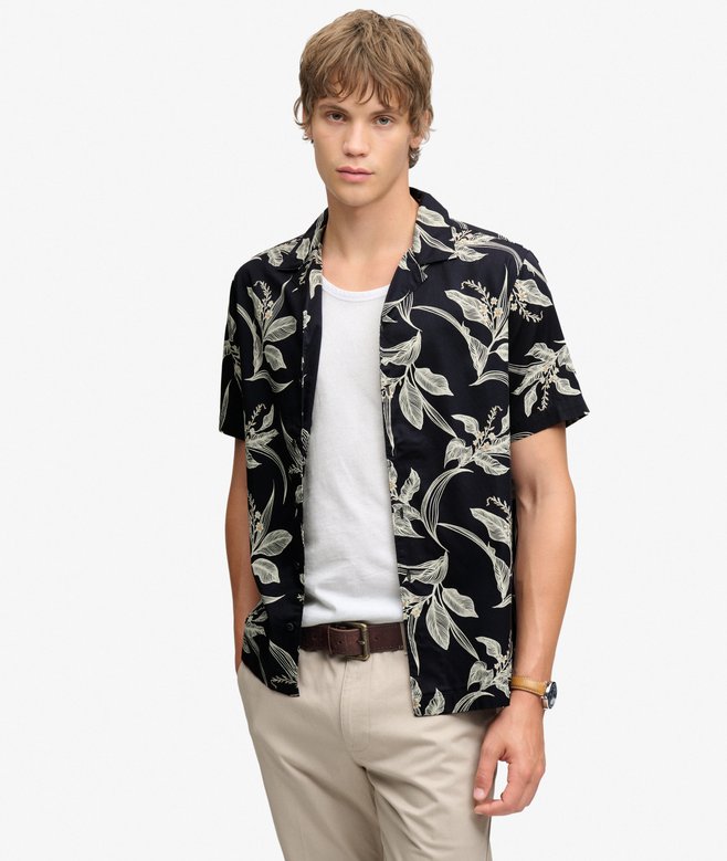 Hawaiian Print Short Sleeve Shirt