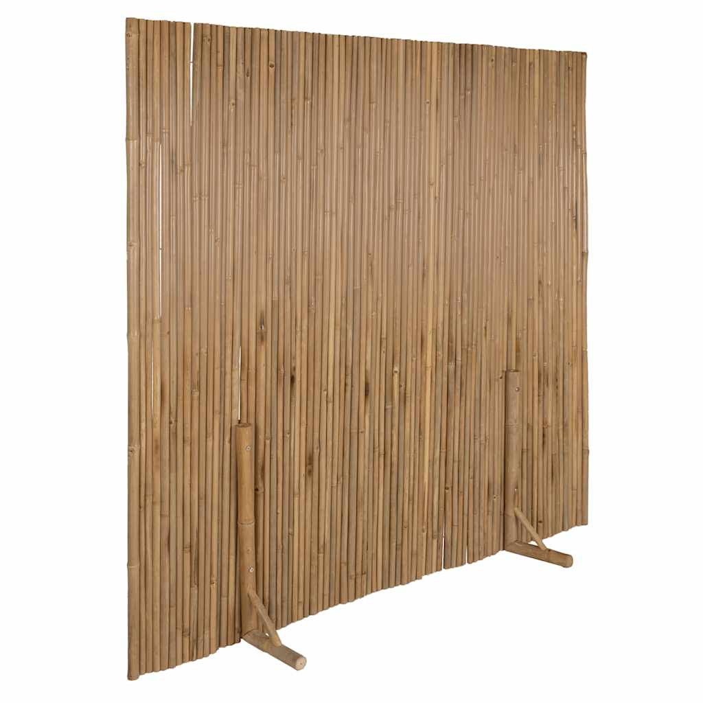 Panel Ogrodzeniowy Ogrodzenie Płot Bambus 180x170 cm Brązowy