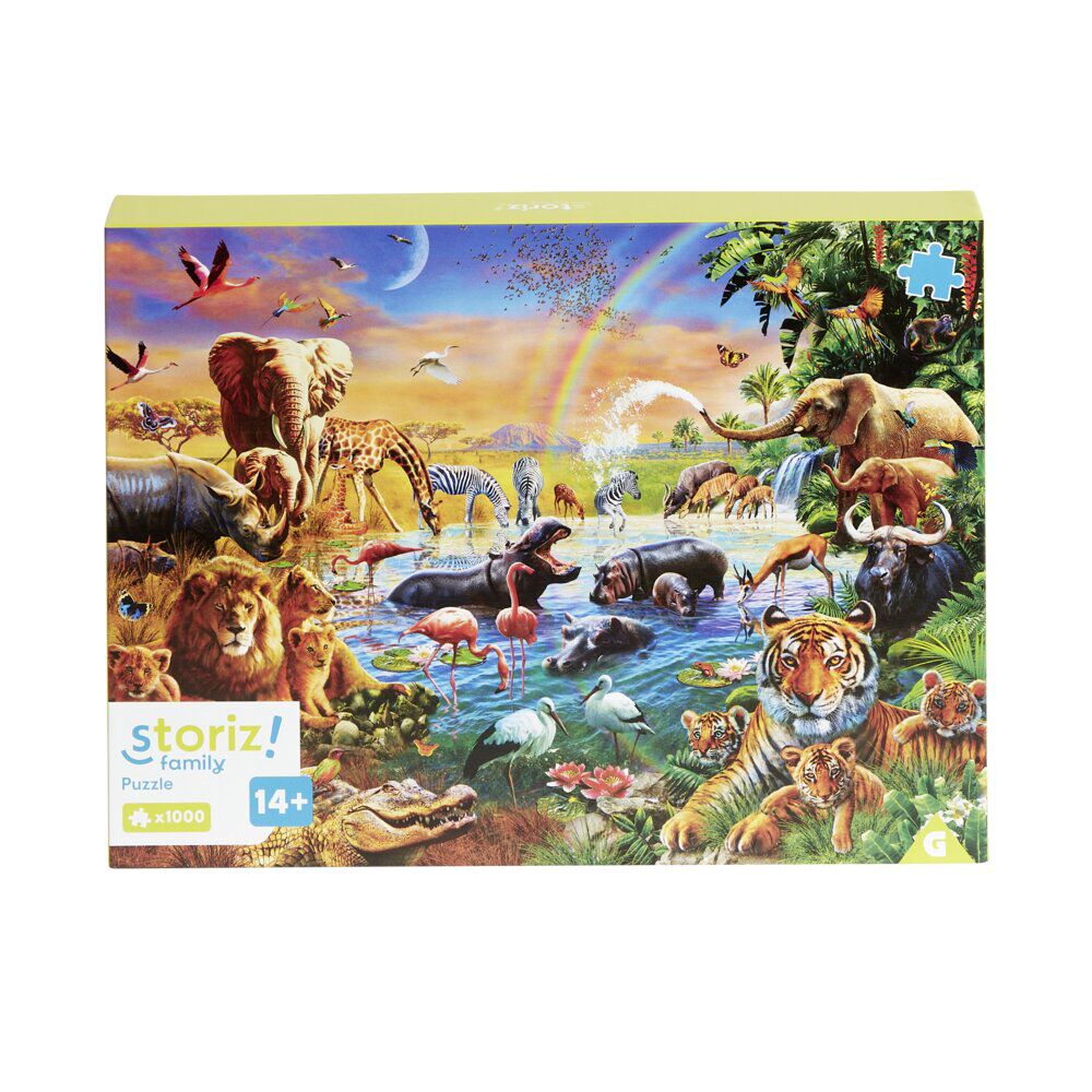 Puzzle ado 1000 pièces faune et flore savane