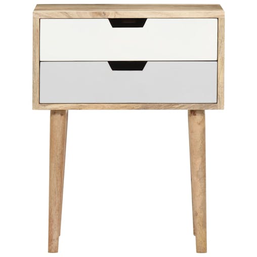 NNEVL Bedside Cabinet 47x35x59 cm Solid Wood Mango