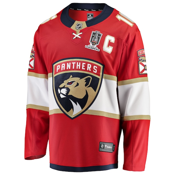 Aleksander Barkov Florida Panthers  2025 Stanley Cup Champions Breakaway Jersey - Red