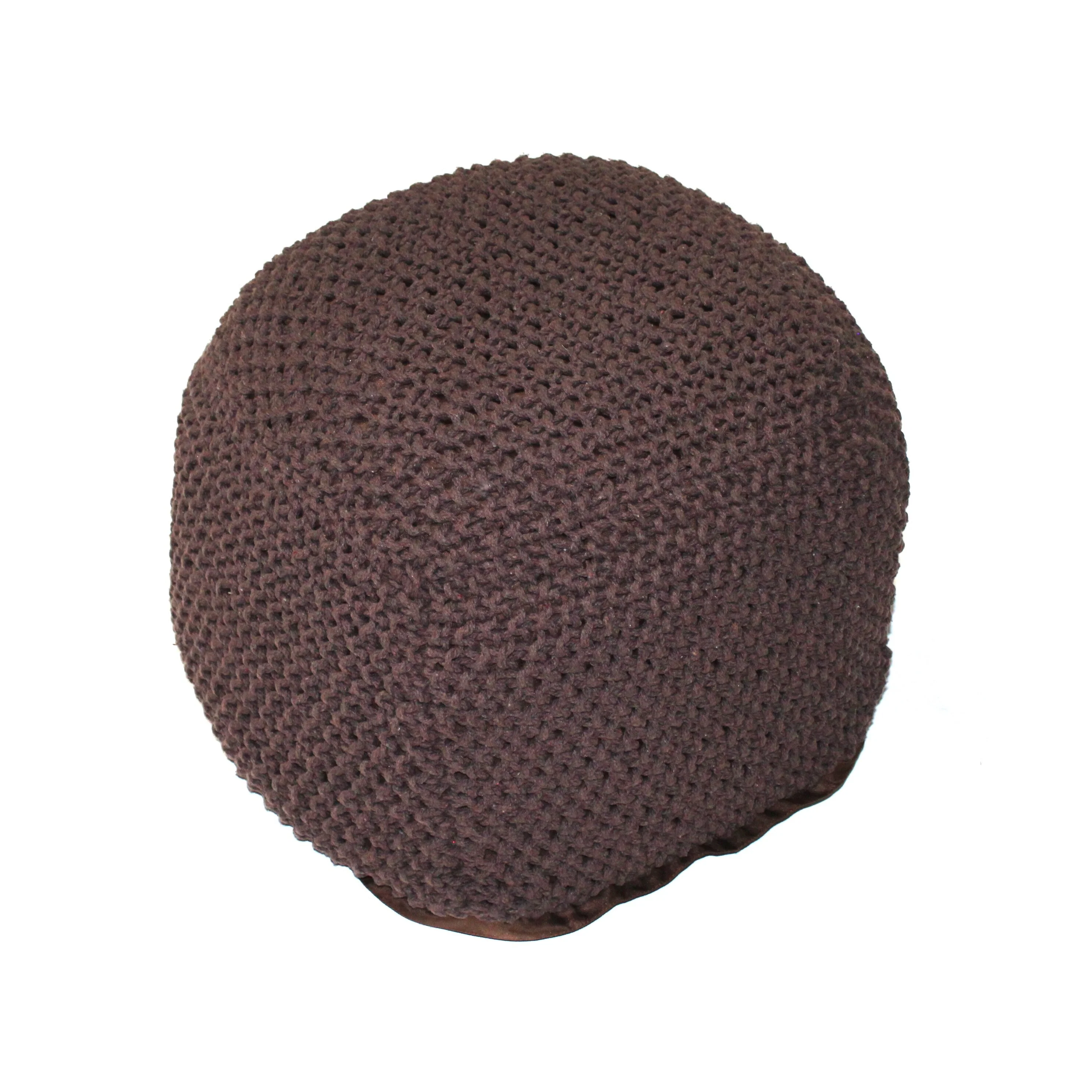 Cable Knitted Handmade Perfect Seating for Children and Adults Footrest