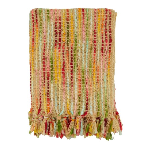 Rainbow Design Throw