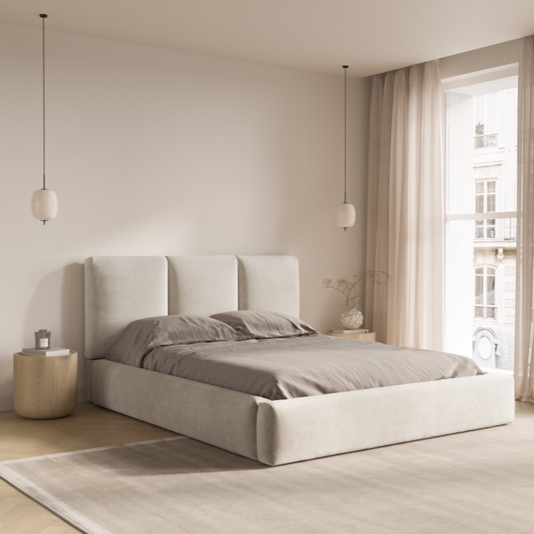 Windsor & Co Horizon Bedframe met Opbergvak - 140 x 200 cm - Fluweel -