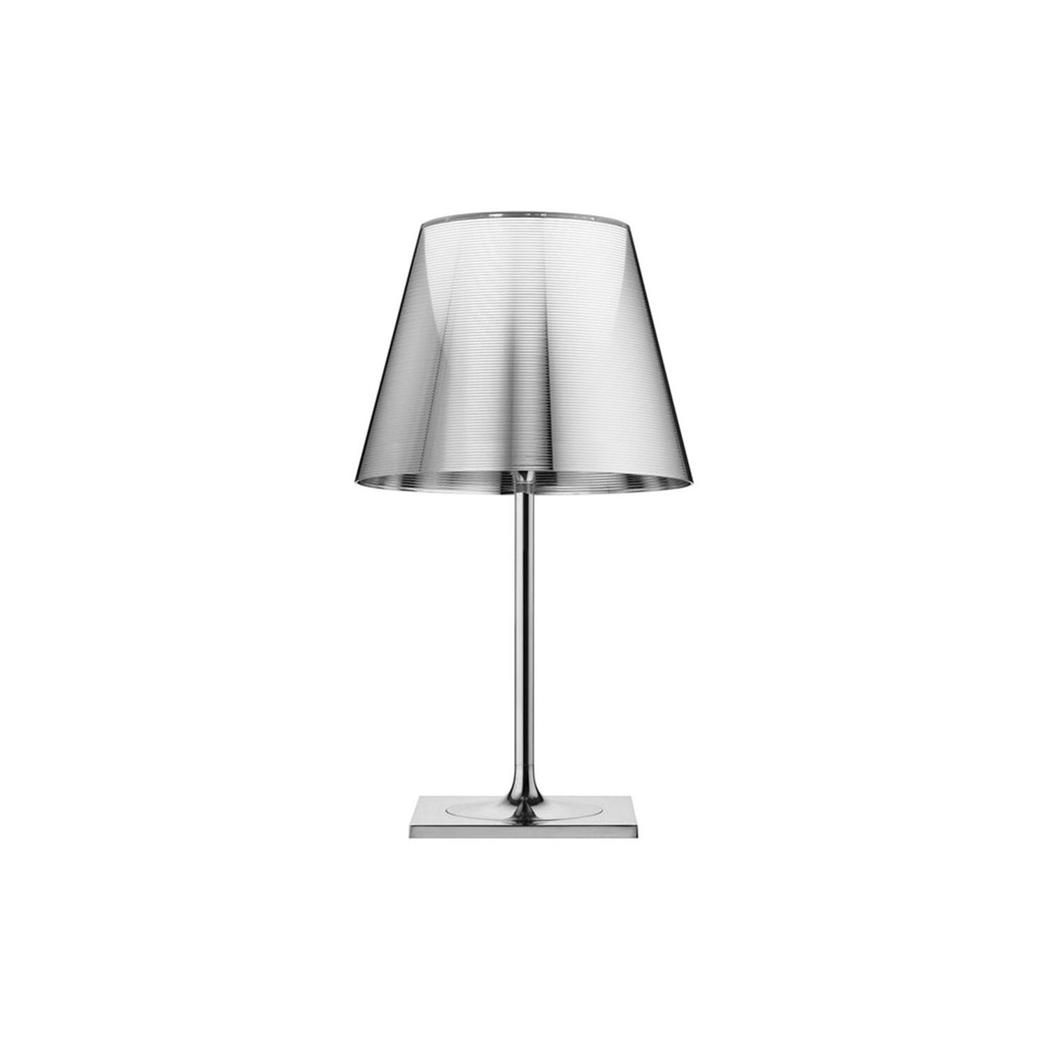 Ktribe T2 bordlampe, aluminiseret sølv