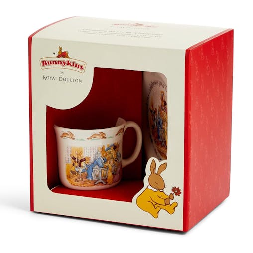 Royal Doulton Bunnykins Christening Mug & Plate 2 Piece Set
