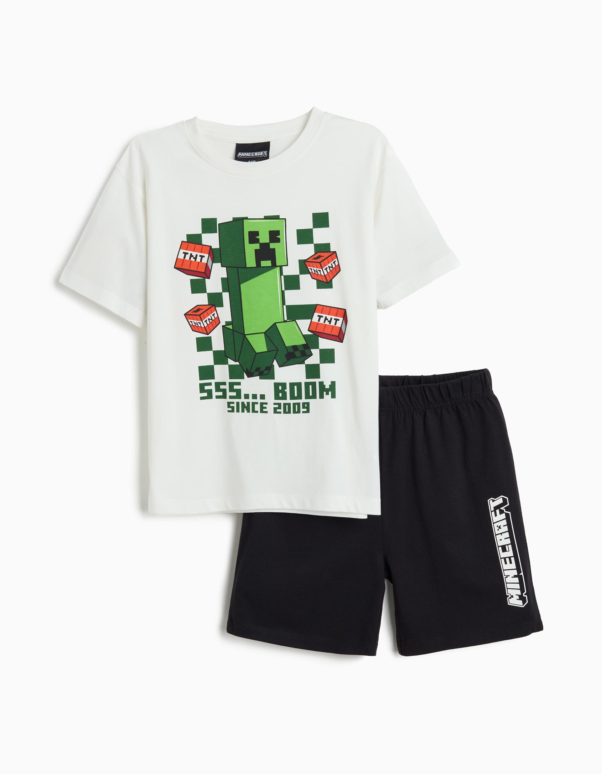 Pijama 'Minecraft', Menino, Branco