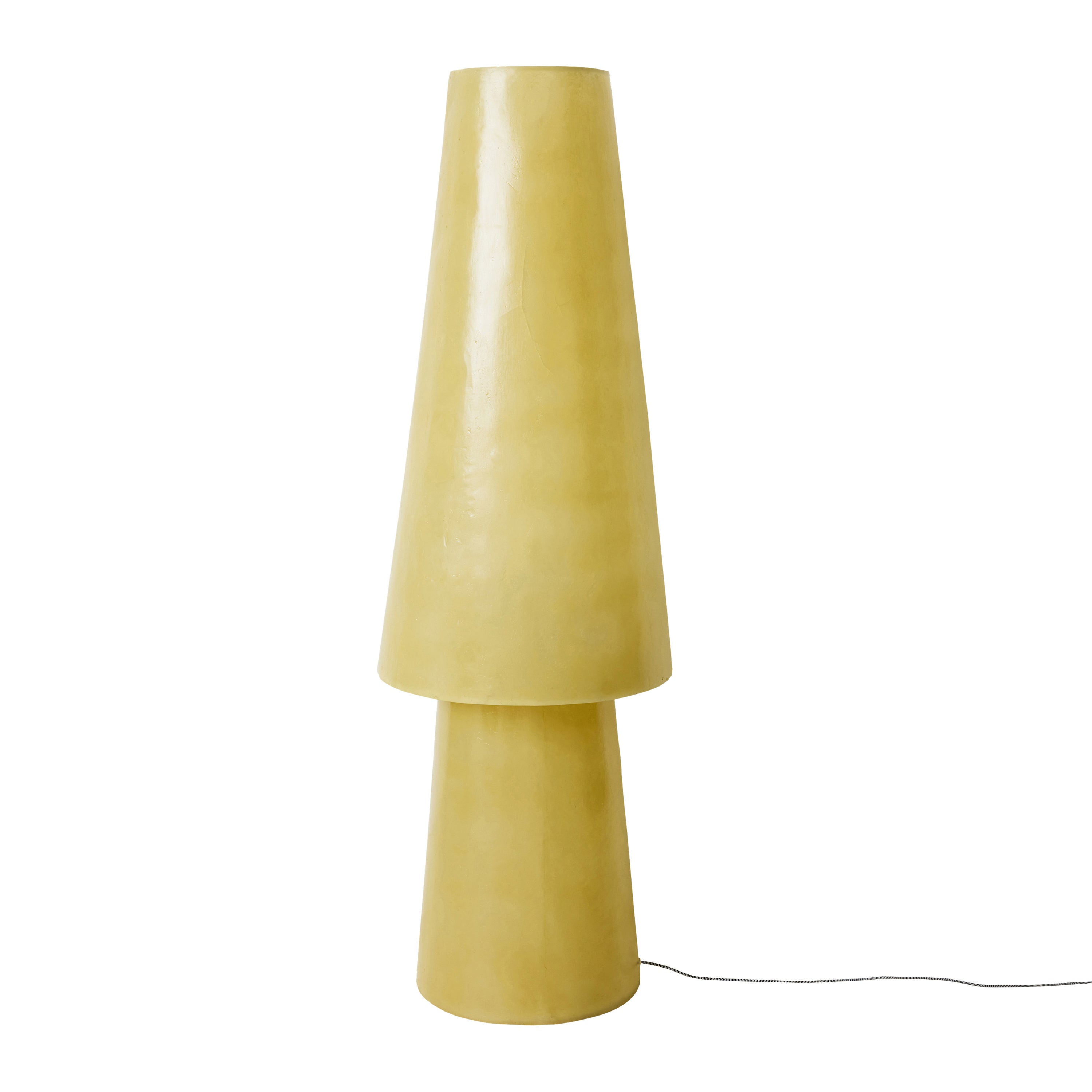 HKliving Glassfiber Vloerlamp - Soft Green