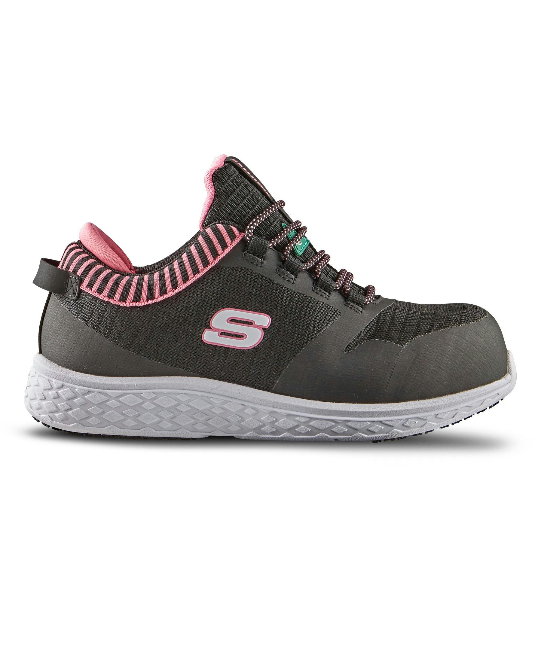 Skechers Work Women's Aluminum Toe Steel Plate Slip Resistant Slip On Safety Shoes - Grey