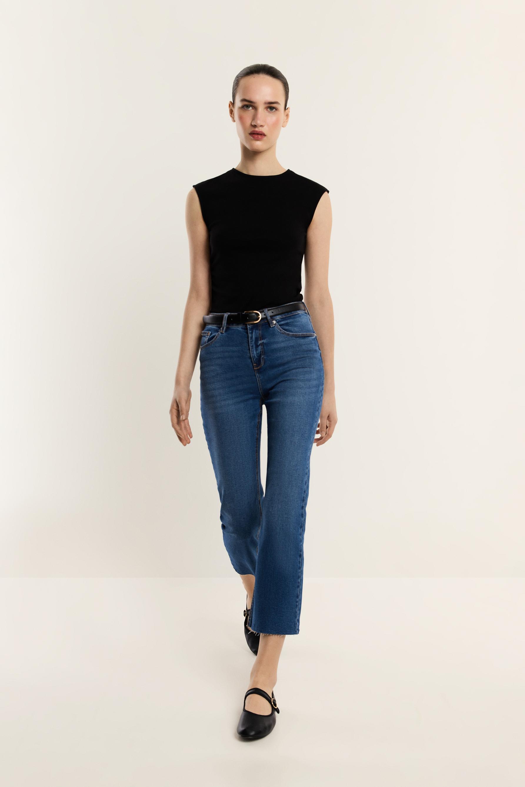 Jeans mini flare