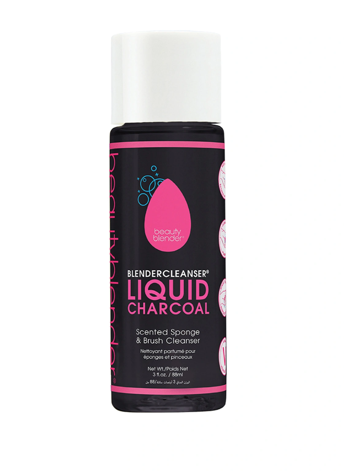 the original beautyblender BLENDERCLEANSER® LIQUID® CHARCOAL