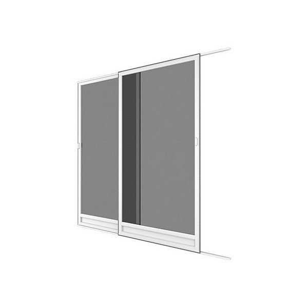 Moustiquaire Coulissante Alu H240 cm x L300 cm Confort Blanc