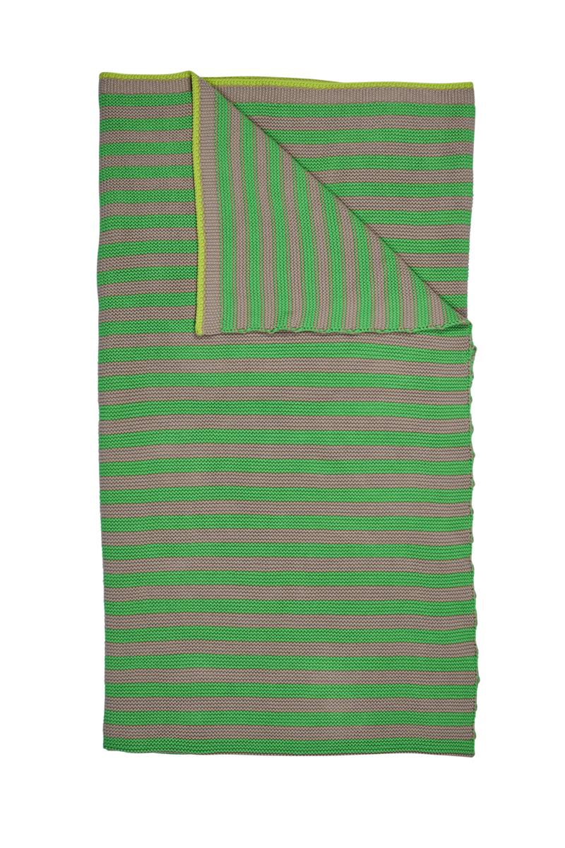 Pip Studio sprei Bonsoir Stripe - 130x170 cm - groen