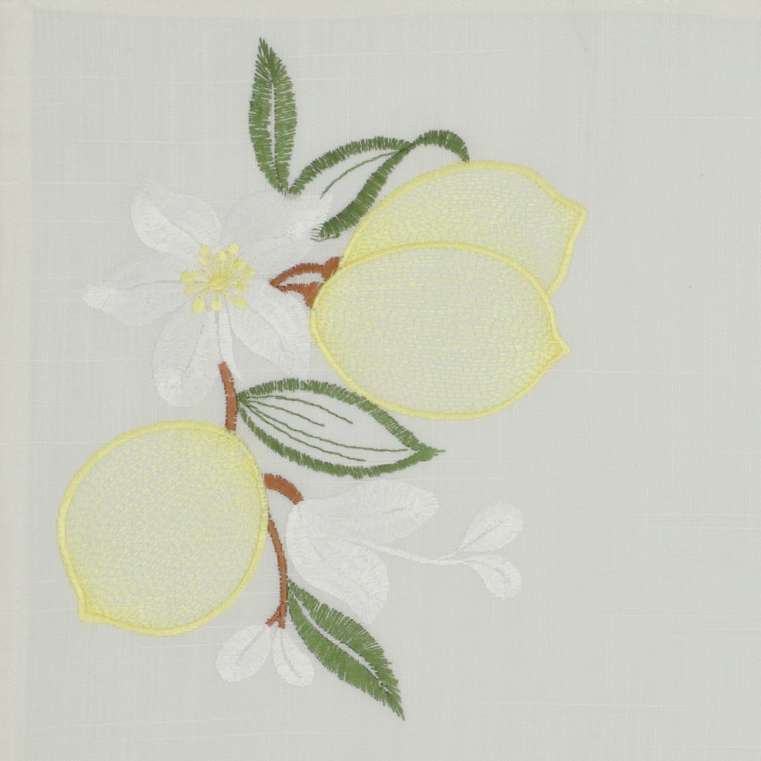 Tovaglietta 35x44 cm bianco con limoni