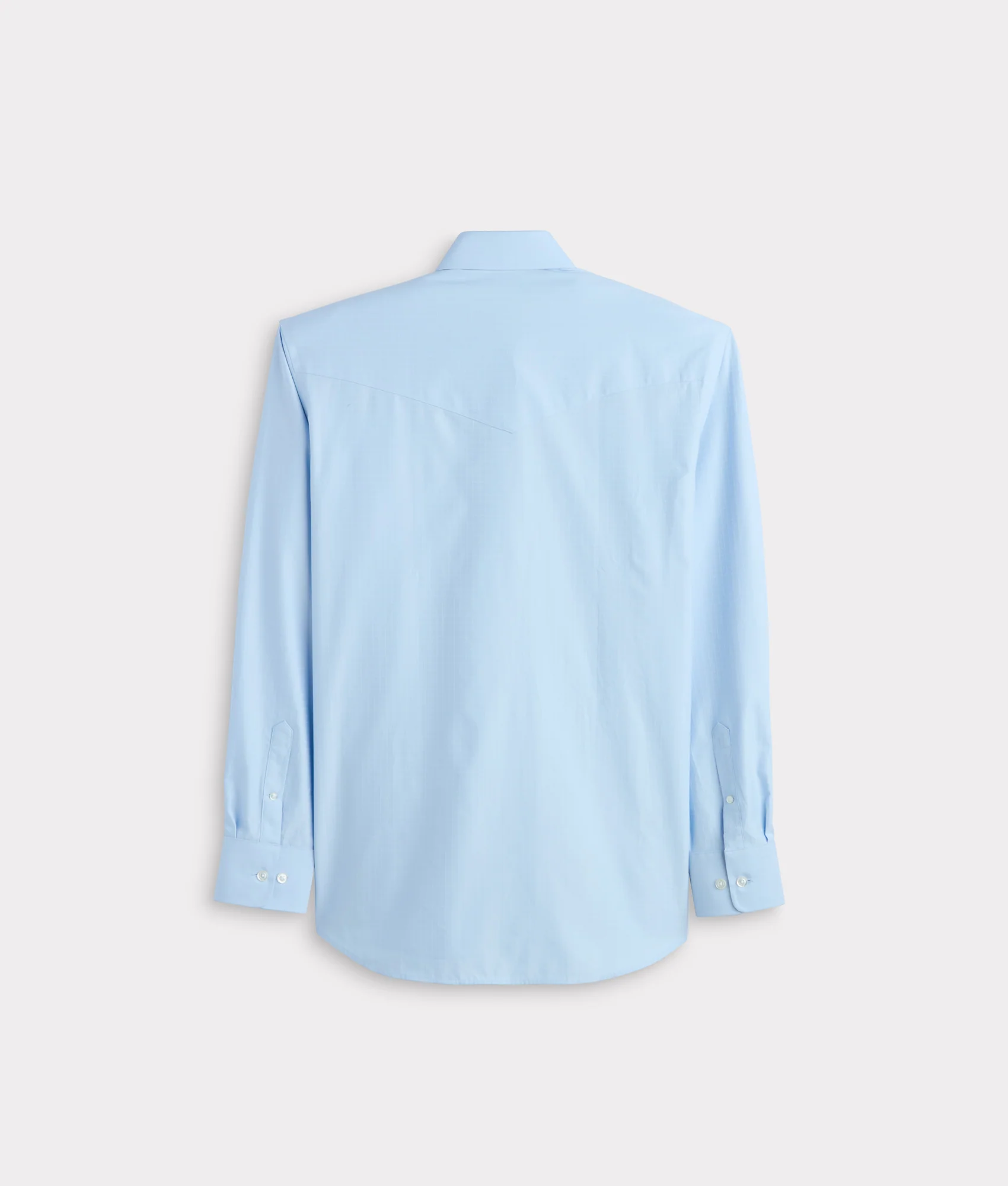 San Antonio Cowboy Fit - Sky Blue Square Dobby
