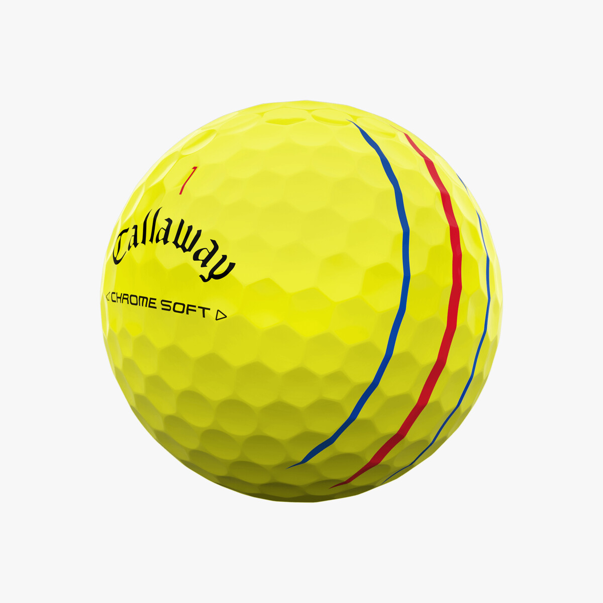 Chrome Soft Triple Track Yellow Golf Balls