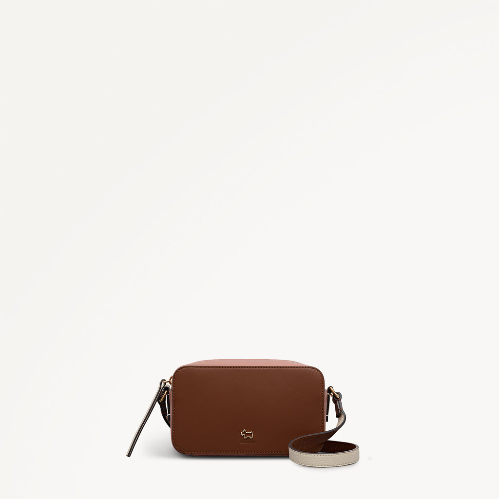 Beech Row - Colourblock Mini Zip Around Cross Body Salt - OHF16901