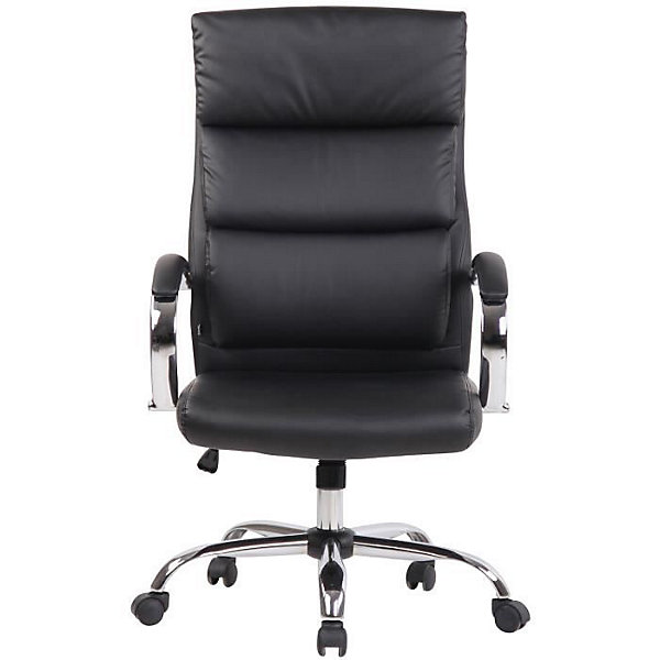 Fauteuil de bureau CLP Bradford similicuir noir réglable