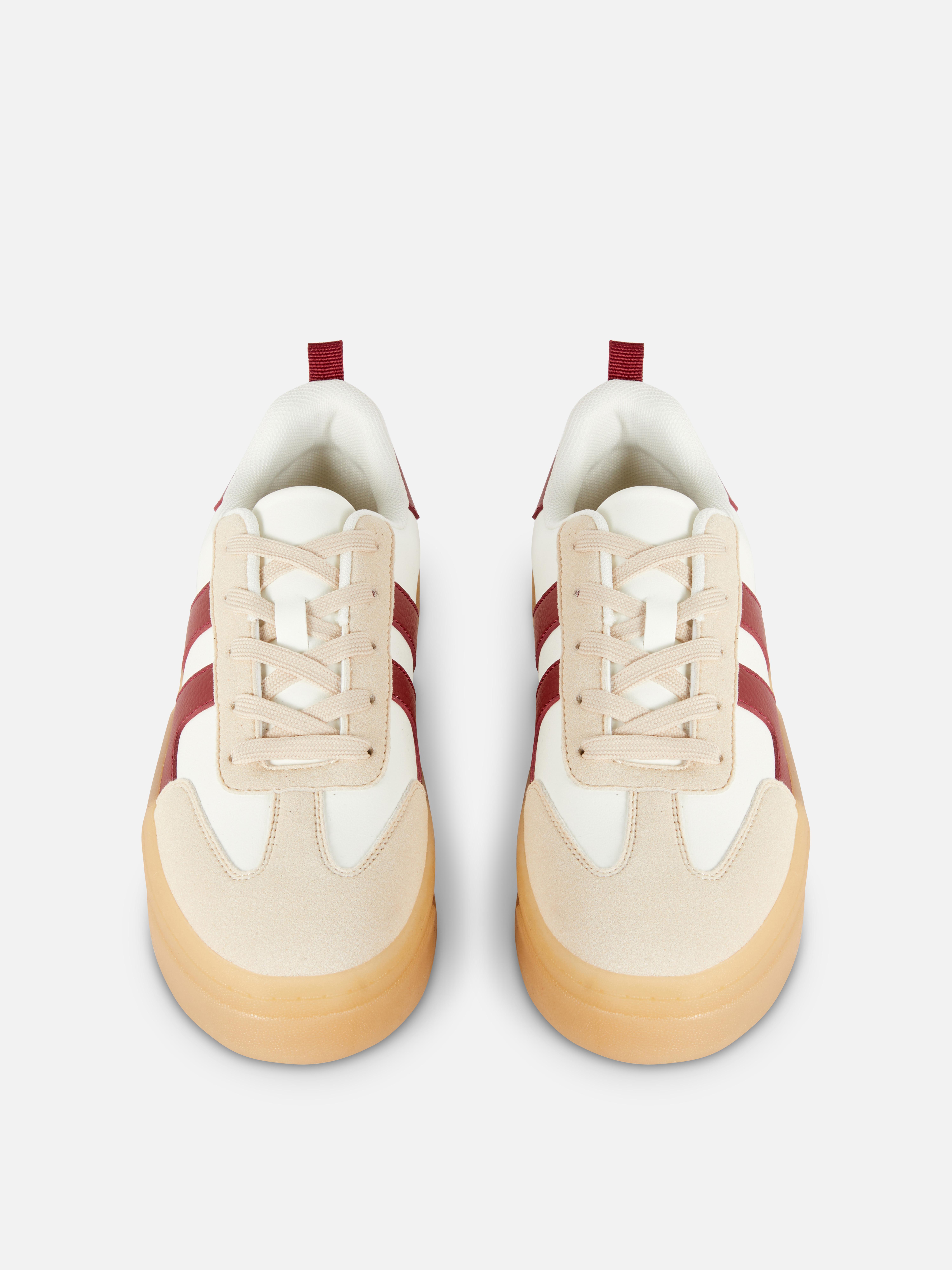 Chunky Gum Sole Low-Top Sneakers