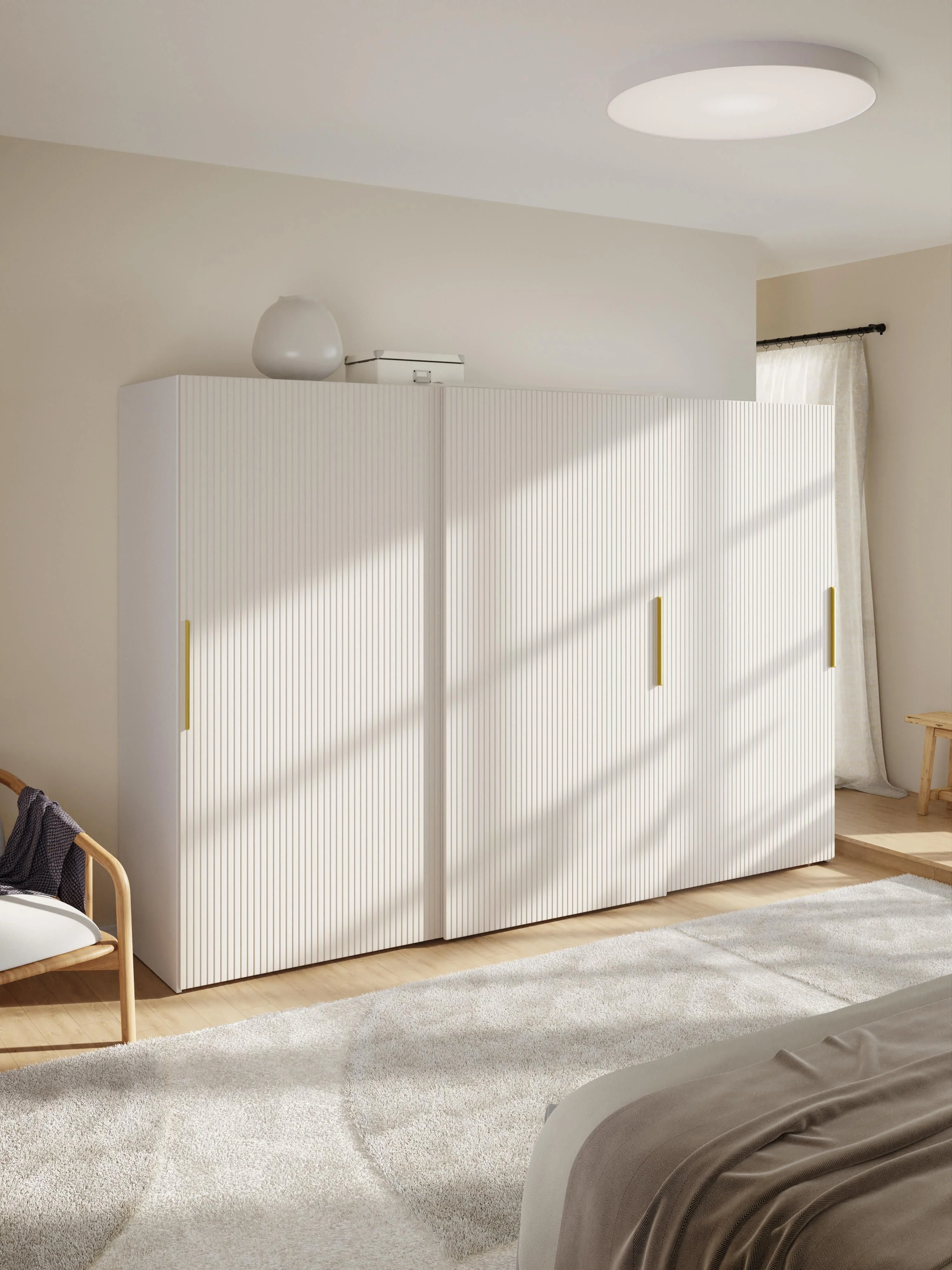 Modularer Schwebetürenschrank Simone, 300 cm Breite, in verschiedenen Größen