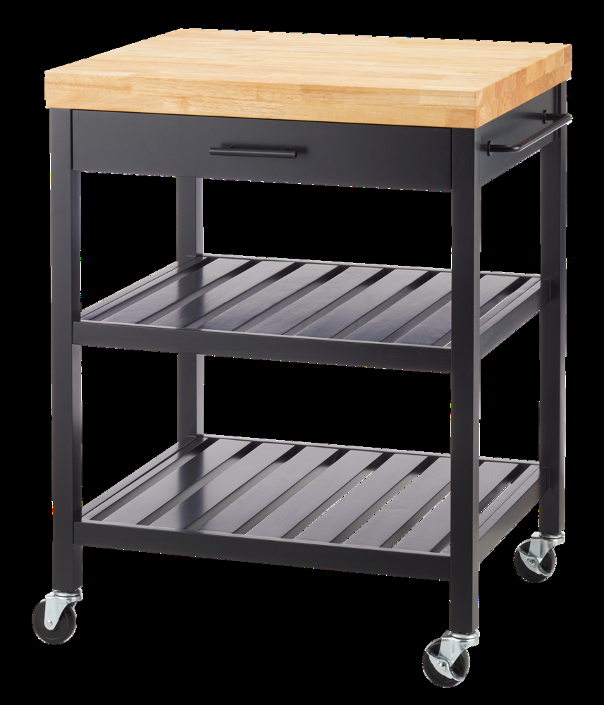 CANVAS Vernon Kitchen Island With Butcher Block Top
