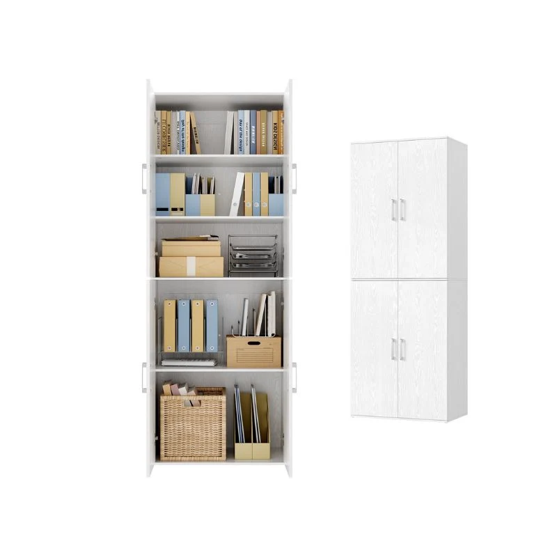 Placard multifonction caisson de bureau meuble de rangement armoire poignées