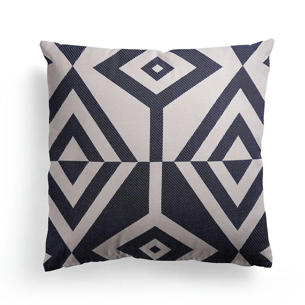 ARTEZ - Housse de coussin coton Bleu 40x40 cm