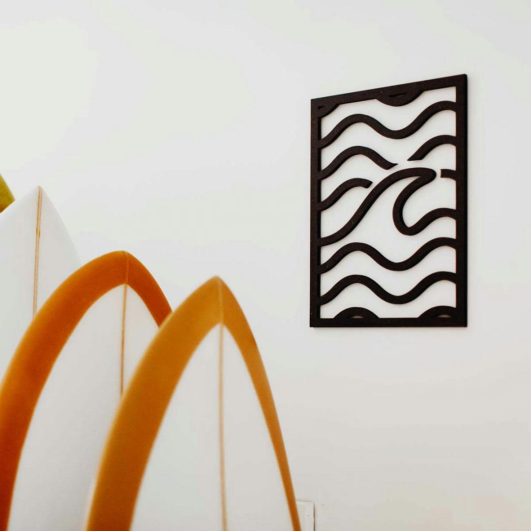 WAVE - Tableau en bois wave 28 x 37,5cm