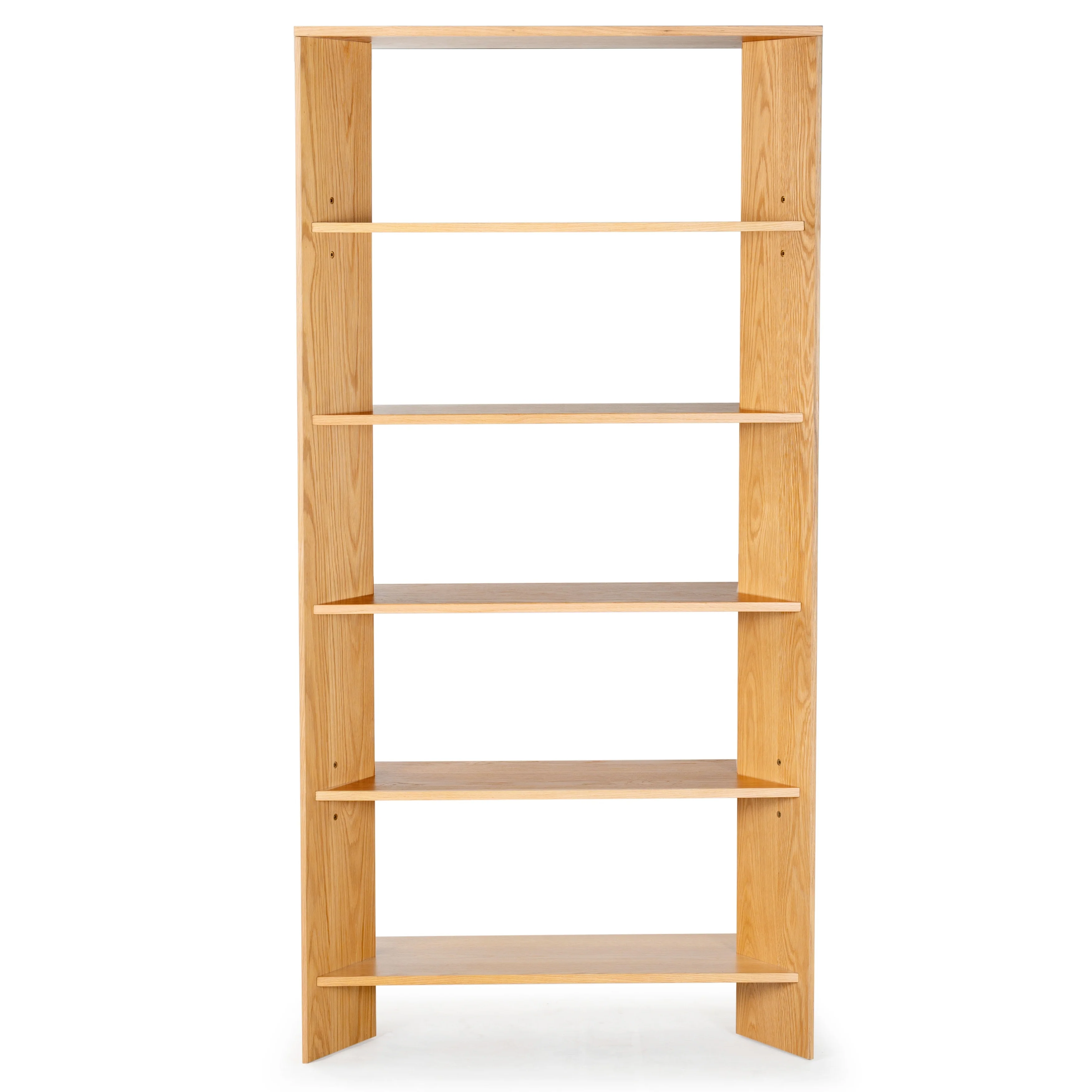 SAFAVIEH Couture Norrington Wood 5 Shelf Bookshelf - 38W x 15D x 76H