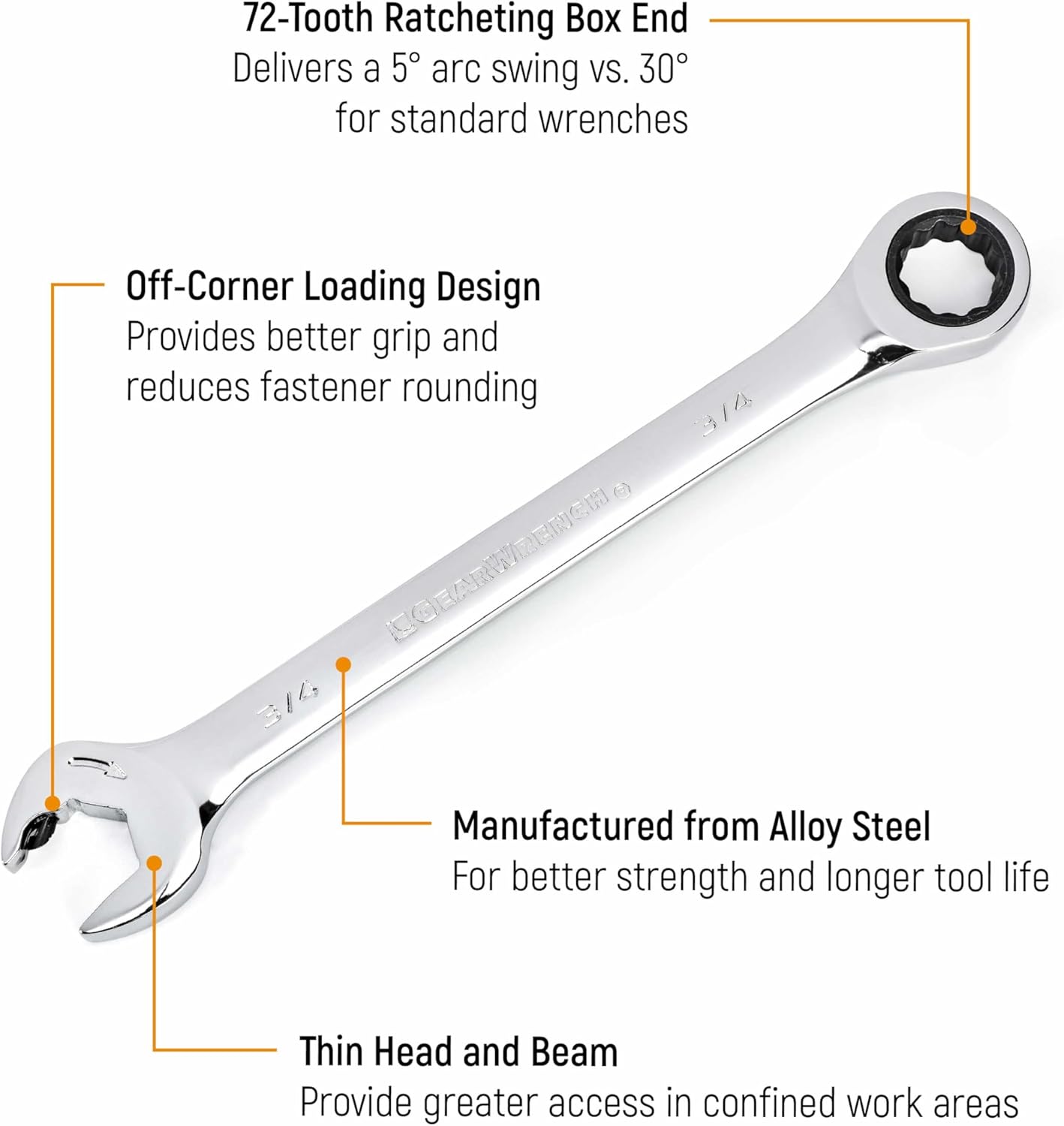 GEARWRENCH 20 Piece Ratcheting Combination Wrench | SAE & Metric | 35720A-02