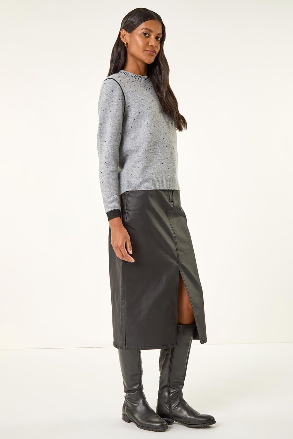 Roman Embellished Knit Jumper