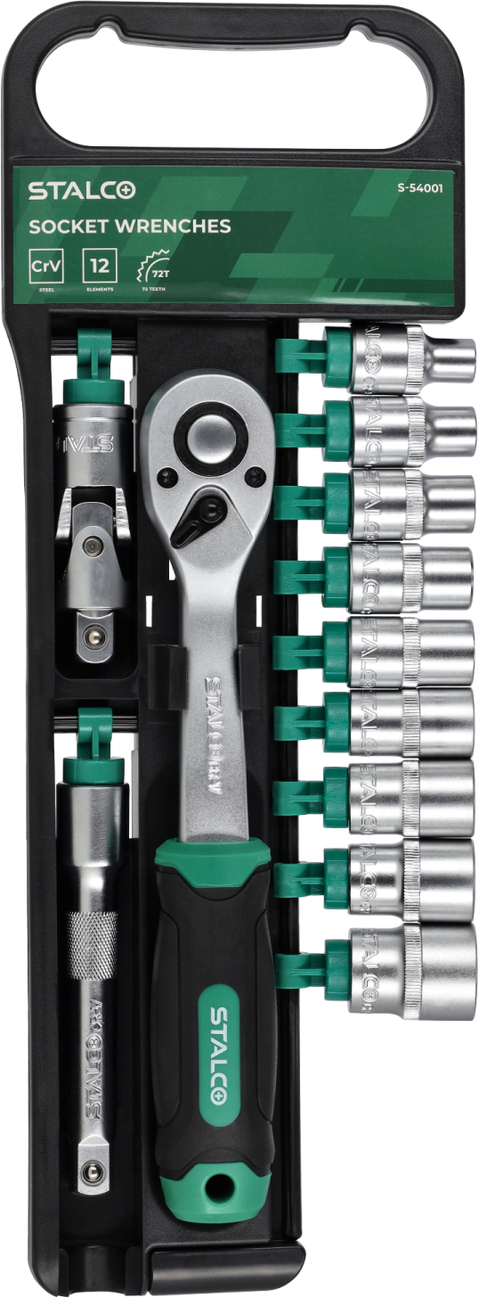 Nasadki i grzechotka na hangerze 1/2” STALCO S-54001