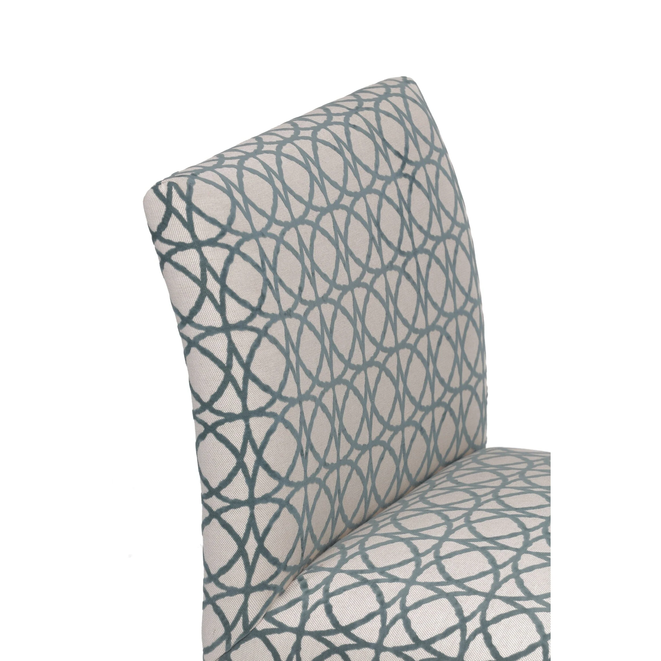 Samantha Transitional Button Tufted Slipper Chair