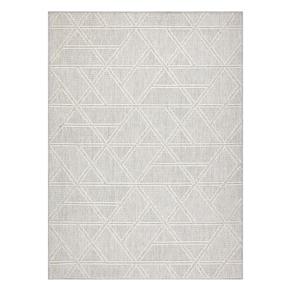 Dywan JERSEY 19241 szary - Romby, geometryczny pętelkowy, 60x100 cm