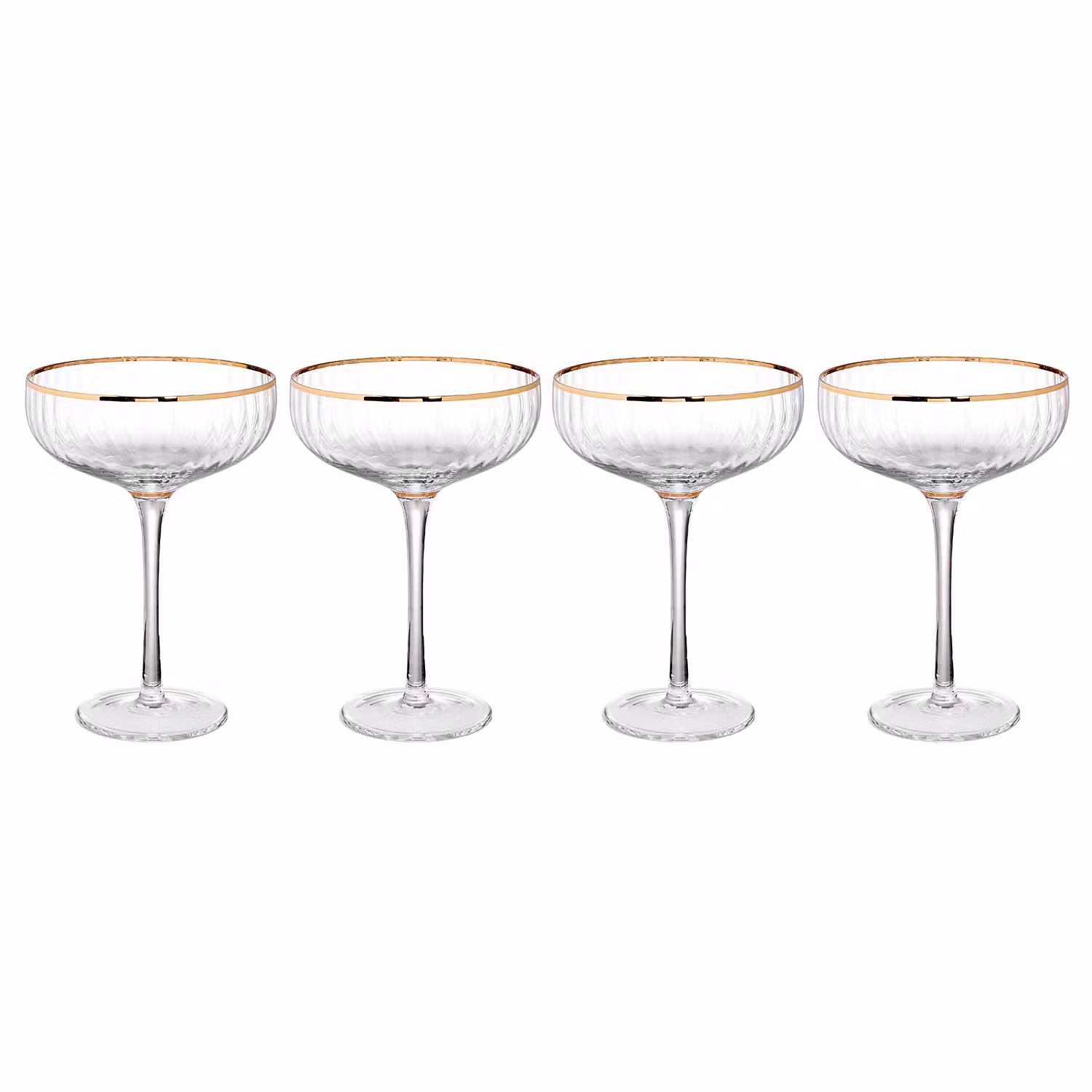 GOLDEN TWENTIES Champagnerschale 4er-Set