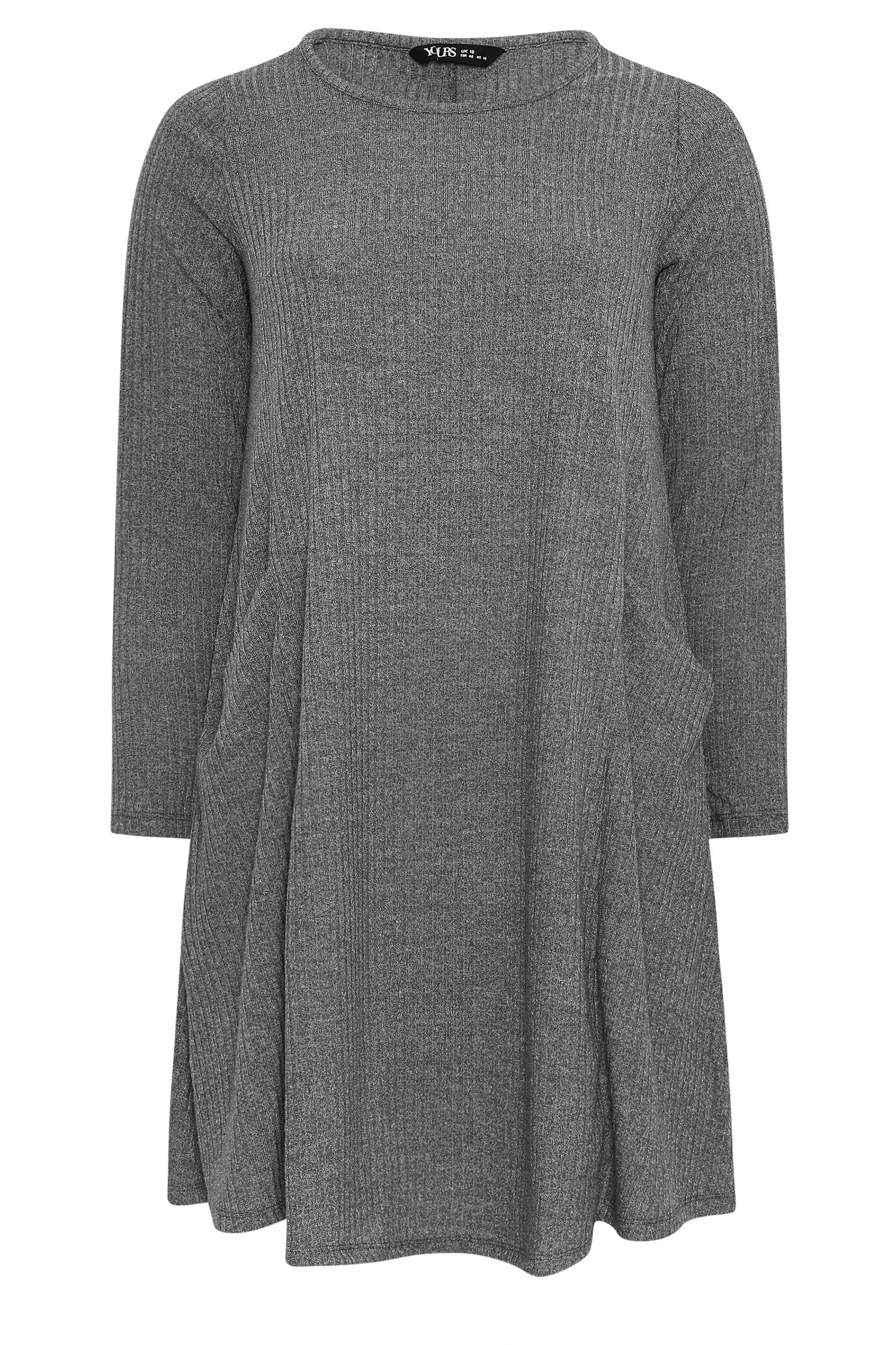 Yours Ribbed Pocket Dress