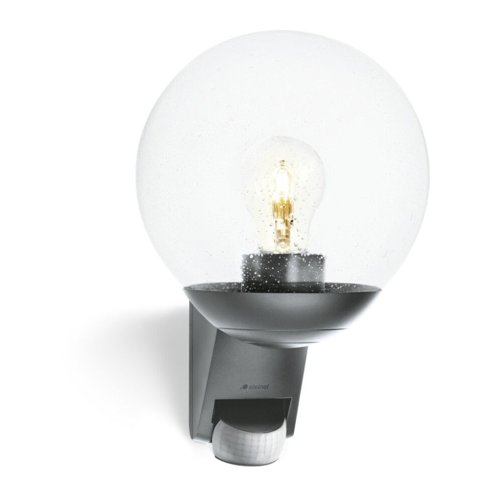 VEGGLAMPE STEINEL MED SENSOR L585 ANTRASITT