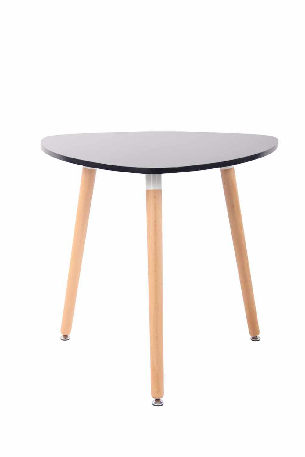 ABENRA - Table à manger en bois Noir