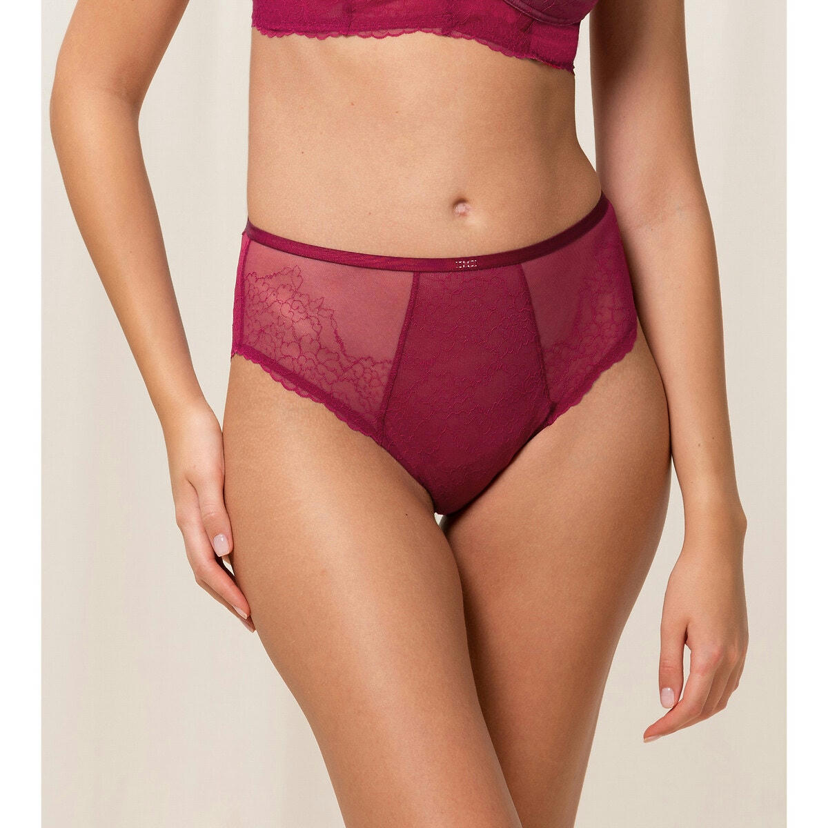 Culotte haute en dentelle Mirage Spotlight