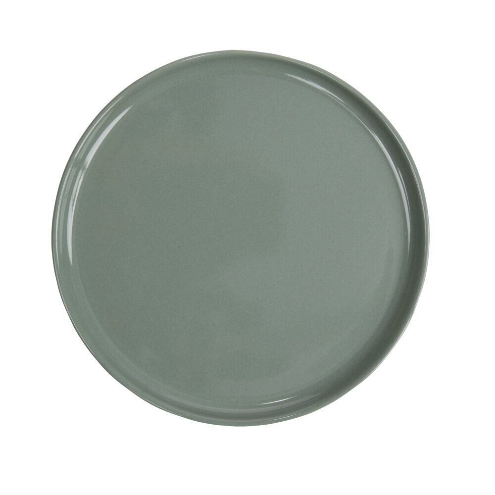 Assiette à dessert ronde Nordic porcelaine vert Ø22cm