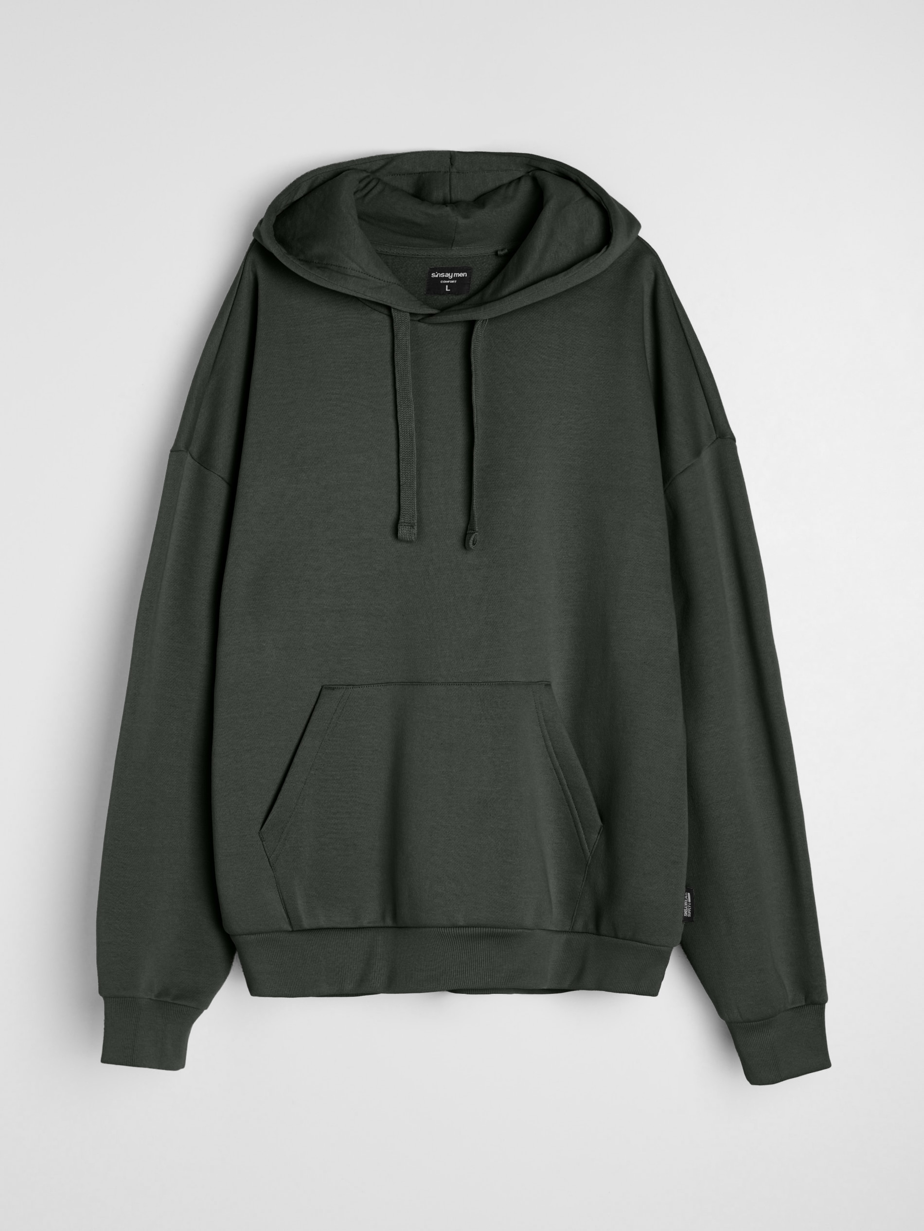 Bluza z kapturem z domieszką bawełny