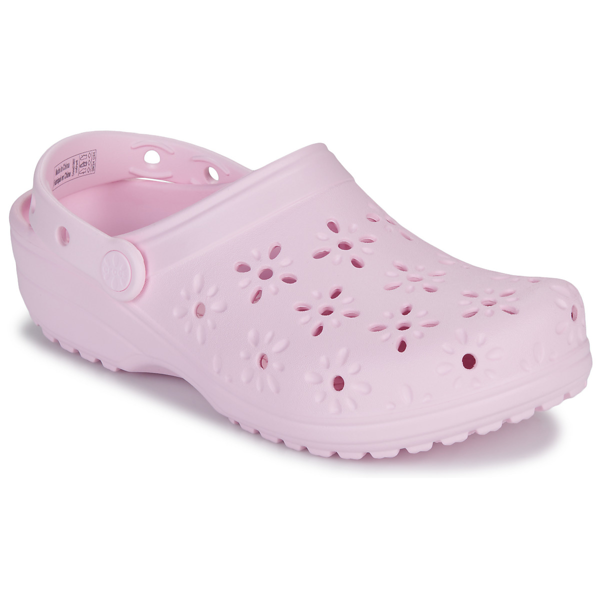 Crocs - Classic Floral Cut Out Clog - Pink