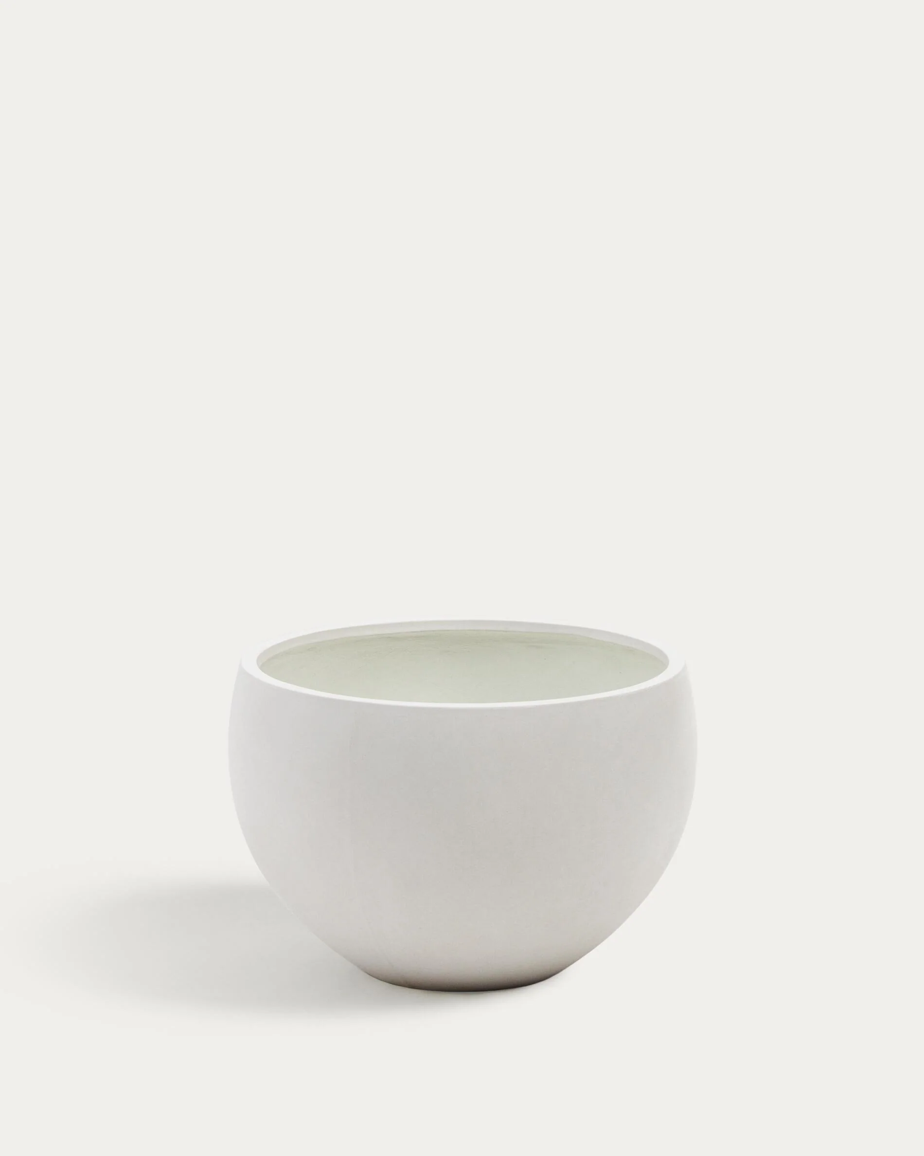 Grau White Cement Planter Ø 72 cm